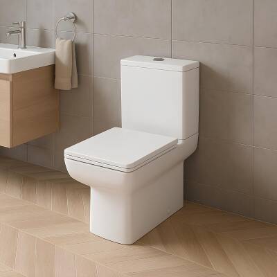 Newarc Power Kanallı Beyaz Duvara Sıfır Klozet Takımı POW.K022, Newarc Power Duroplast Yavaş Kapak - 3