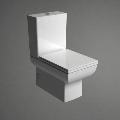 Newarc Power Kanallı Beyaz Duvara Sıfır Klozet Takımı POW.K022, Newarc Power Duroplast Yavaş Kapak - 7
