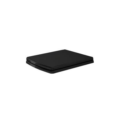 Newarc Power Kanallı Parlak Siyah Duvara Sıfır Klozet Takımı POW.K022B, Newarc Power Duroplast Yavaş Kapak - 2