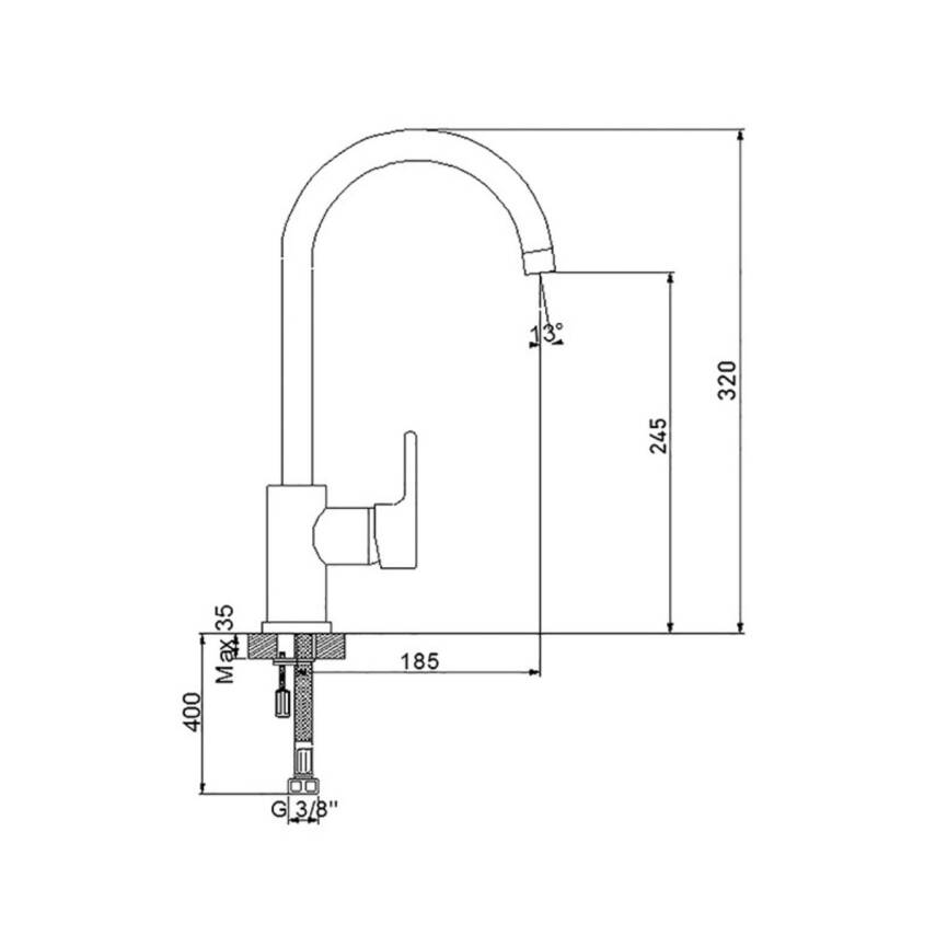 Newarc Premium Krom Eviye Bataryası 832531 - 3