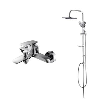 Newarc Slim Krom Banyo Bataryası ve Duş Ünitesi 2'li Set 121511-121530