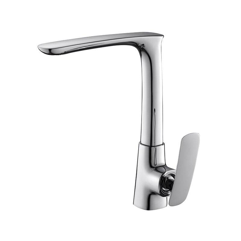 Newarc Slim Krom Çanak Lavabo-Banyo-Eviye Bataryası 3'lü Set 121001-121511-121531 - 4