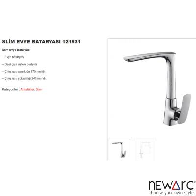 Newarc Slim Krom Eviye Bataryası 121531 - 3