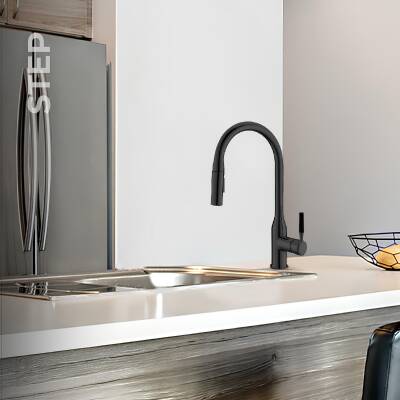 Newarc Step Spiralli Siyah Eviye Bataryası 900591B - 2