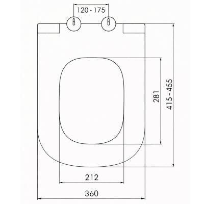 Nkp Canto Thermoplast Yavaş Kapanan Klozet Kapağı 0339 - 3