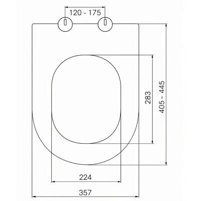 Nkp Grande Thermoplast Yavaş Kapanan Klozet Kapağı 0347 - 3