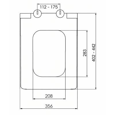 Nkp Kare Slim Duroplast Yavaş Kapanan Klozet Kapağı 0410 - 3