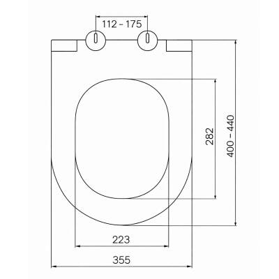 Nkp Slim Elegance Duroplast Yavaş Klozet Kapağı 0411 - 3