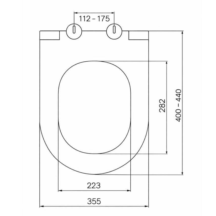 Nkp Slim Elegance Duroplast Yavaş Klozet Kapağı 0411 - 3