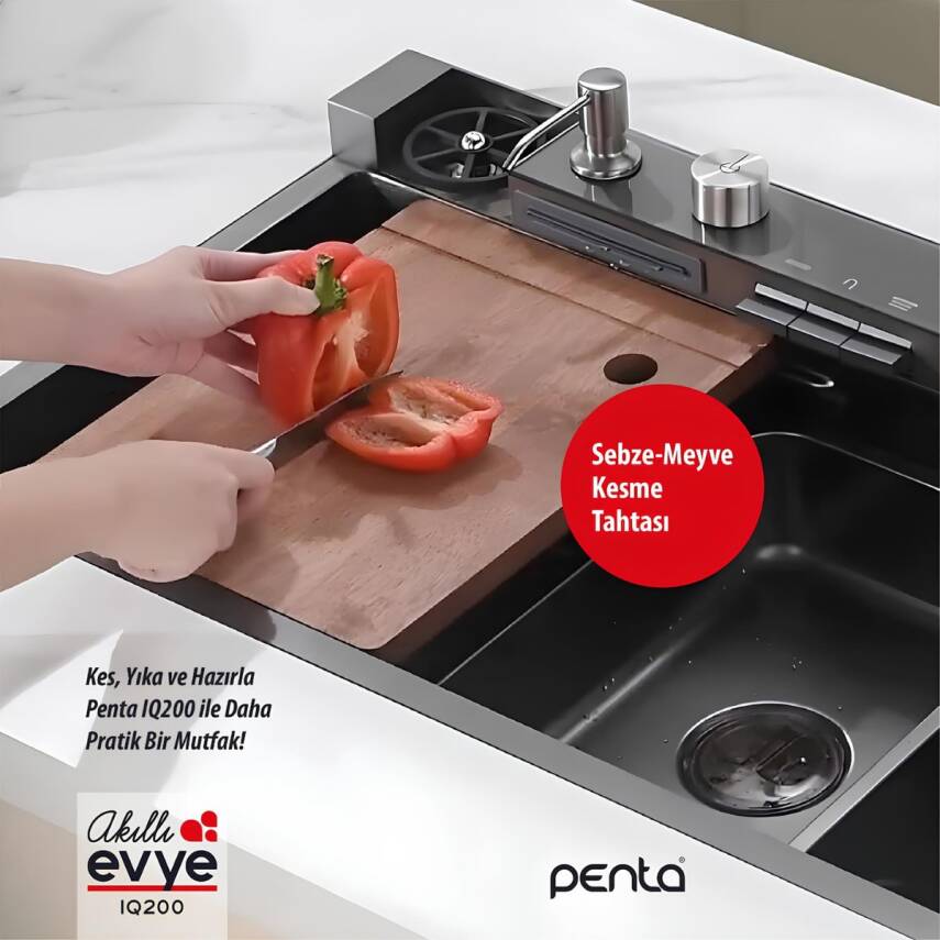 Penta Krom Akıllı Eviye IQ200 - 3