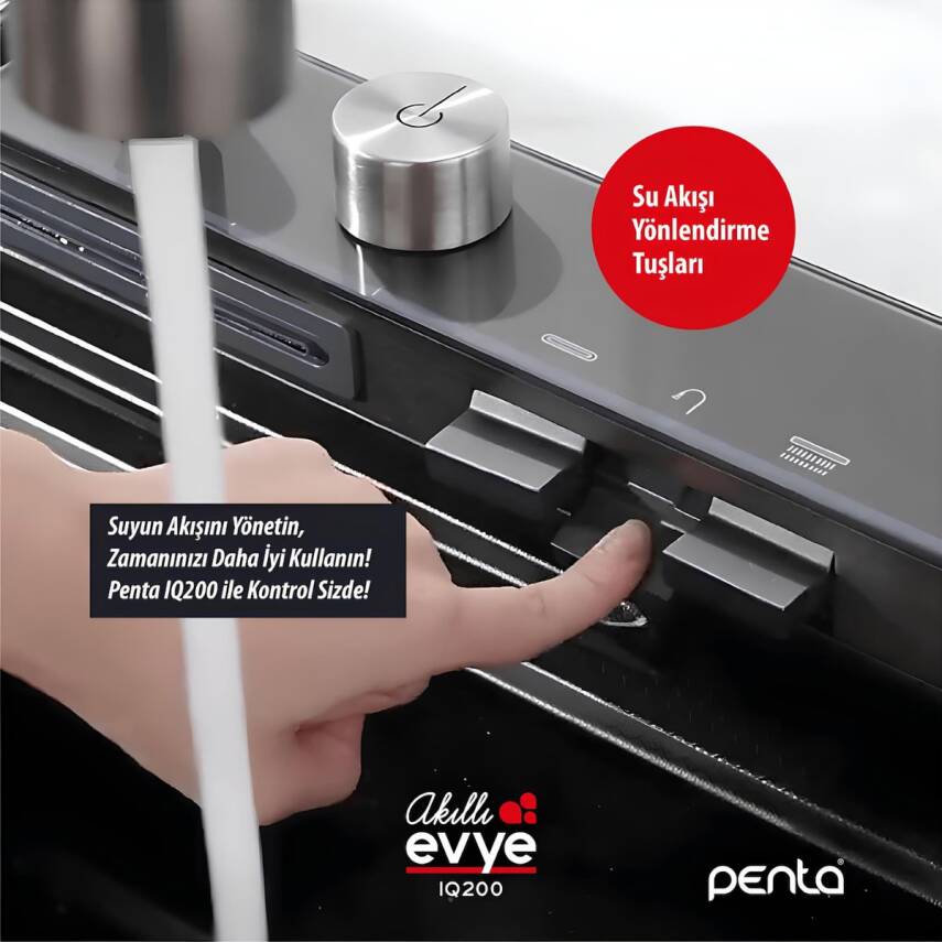 Penta Krom Akıllı Eviye IQ200 - 4
