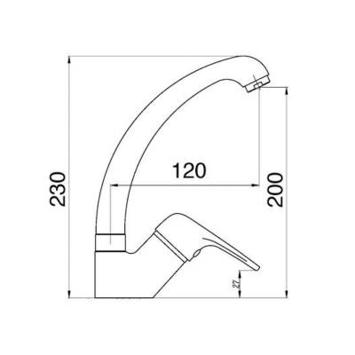 Penta Opus Krom Yüksek Lavabo Bataryası P308 - 2