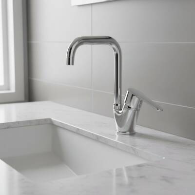 Penta Opus L Krom Yüksek Lavabo Bataryası P318 - 2