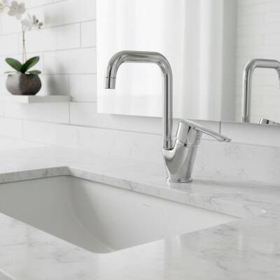 Penta Opus L Krom Yüksek Lavabo Bataryası P318 - 5