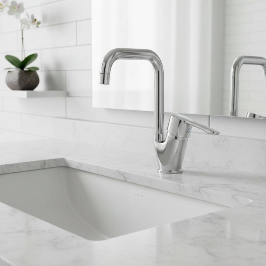 Penta Opus L Krom Yüksek Lavabo Bataryası P318 - 5