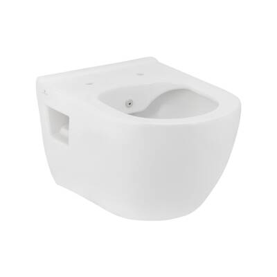 Seramiksan Ocean Kanalsız Beyaz Asma Klozet A031171H, Nkp Yavaş Kapak - 2