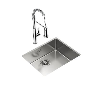 Teka Be Linea RS515 50.40 Tezgâh Altı Paslanmaz Çelik Eviye 115000005 - 6