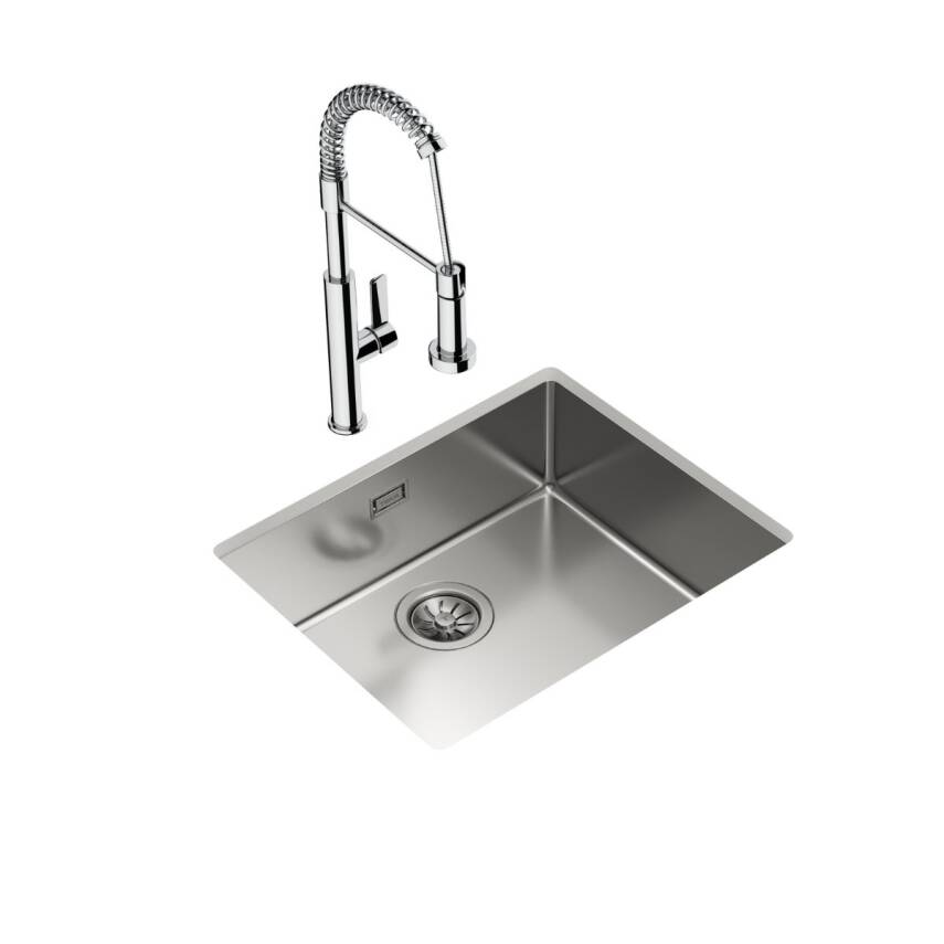 Teka Be Linea RS515 50.40 Tezgâh Altı Paslanmaz Çelik Eviye 115000005 - 6