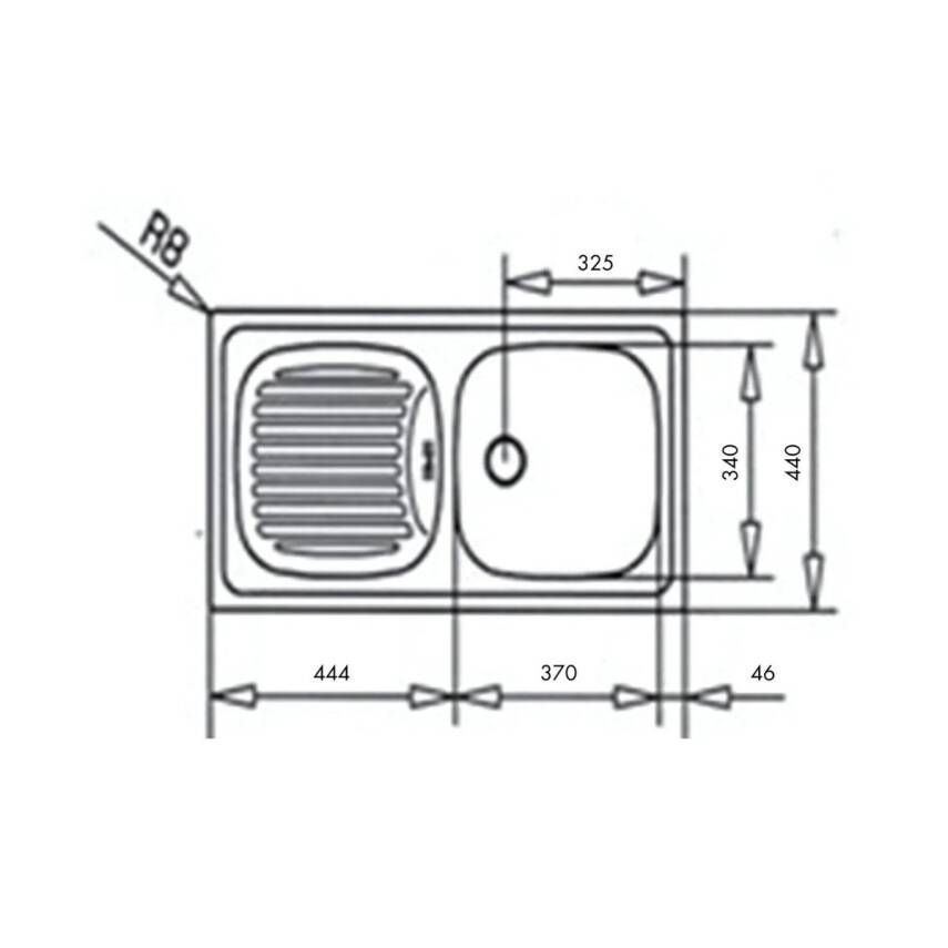 Teka EBM 45 Paslanmaz Çelik Sağ Damlalıklı Eviye 40132027 - 3