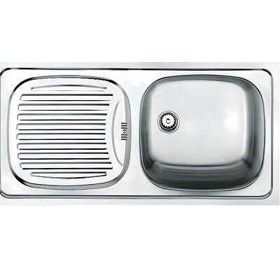 Teka EBM 45 Paslanmaz Çelik Sol Damlalıklı Eviye 40132022