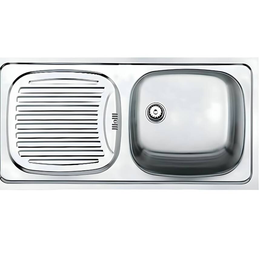 Teka EBM 45 Paslanmaz Çelik Sol Damlalıklı Eviye 40132022 - 1