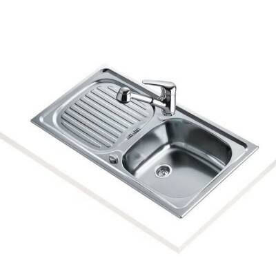 Teka EBM 45 Paslanmaz Çelik Sol Damlalıklı Eviye 40132022 - 2