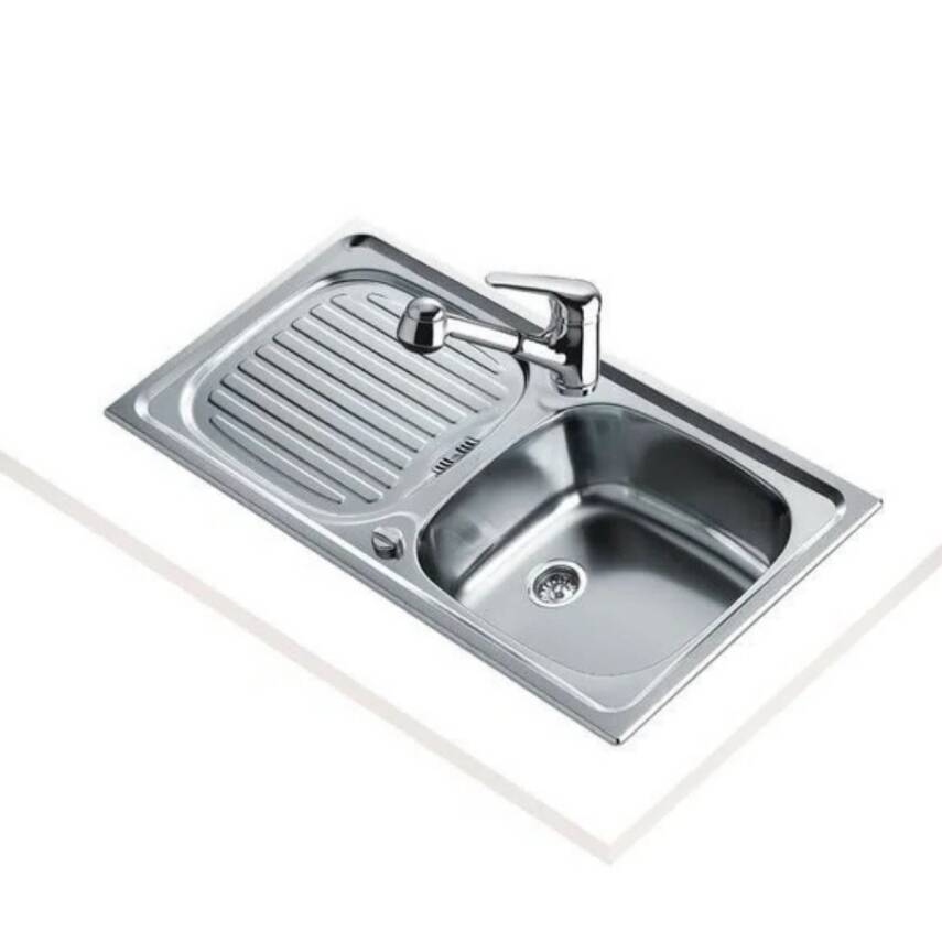 Teka EBM 45 Paslanmaz Çelik Sol Damlalıklı Eviye 40132022 - 2