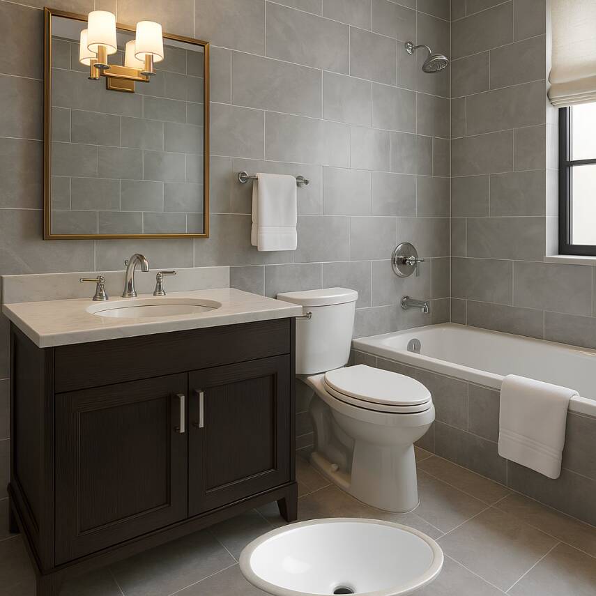 Turavit Hilton Oval Tezgâh Altı Batarya Deliksiz Beyaz Lavabo 37x47 Cm 5017 - 2