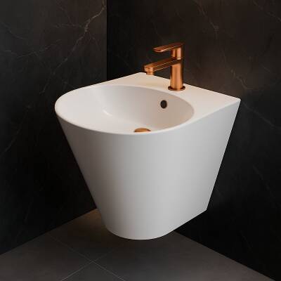 Turavit Iglo Monoblok Batarya Delikli Beyaz Lavabo IGL5910