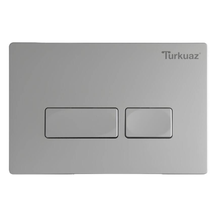 Turkuaz Aqua Kanalsız Beyaz Açık Montaj Asma Klozet SET007001, Ova Gömme Rezervuar Seti - 5