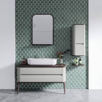 Turkuaz Cerastyle Aqua Tezgâh Üstü Çanak Beyaz Lavabo 75x40 Cm 078700-u - 3