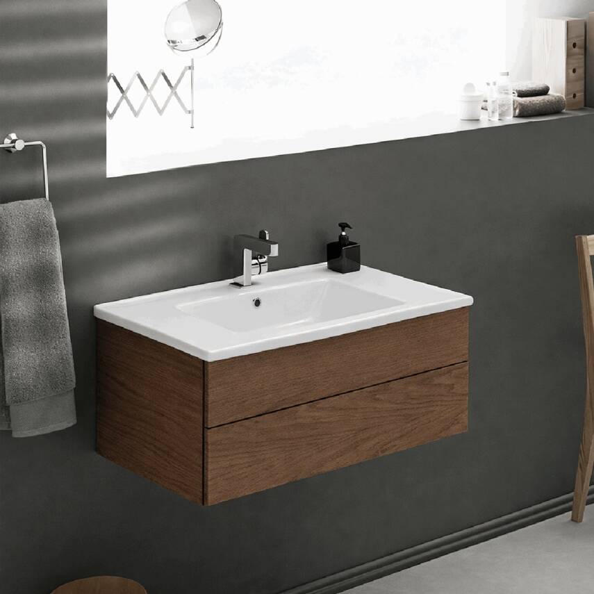 Turkuaz Cerastyle Arte Etajer Uyumlu Beyaz Lavabo 100x45 Cm 067600-u - 2