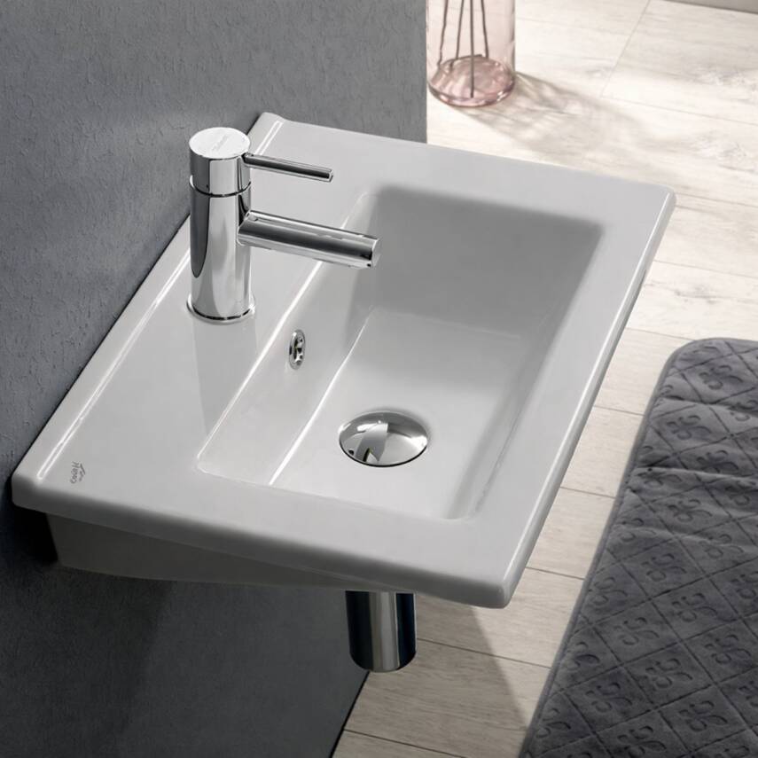 Turkuaz Cerastyle Arte Etajer Uyumlu Beyaz Lavabo 55x36 Cm 067200-u - 2