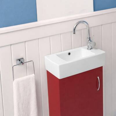 Turkuaz Cerastyle City Etajer Uyumlu Sağ Beyaz Lavabo 50x25 Cm 001500-u - 2
