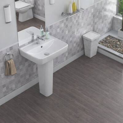 Turkuaz Cerastyle Duru Etajer Uyumlu Beyaz Lavabo 50x40 Cm 035000-u - 2