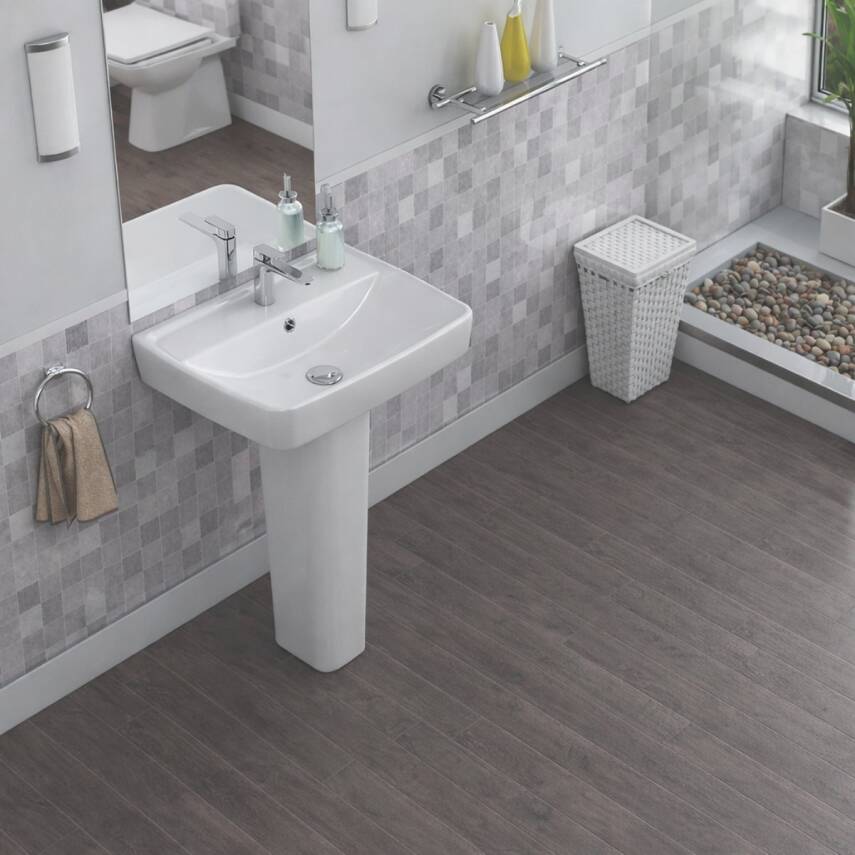 Turkuaz Cerastyle Duru Etajer Uyumlu Beyaz Lavabo 50x40 Cm 035000-u - 2