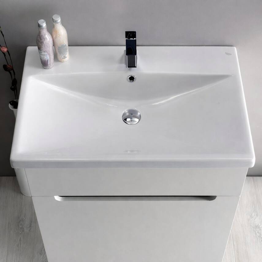 Turkuaz Cerastyle Elite Etajer Uyumlu Beyaz Lavabo 60x45 Cm 032000-u - 2