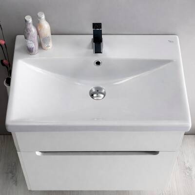 Turkuaz Cerastyle Elite Etajer Uyumlu Beyaz Lavabo 80x45 Cm 032200-u - 3