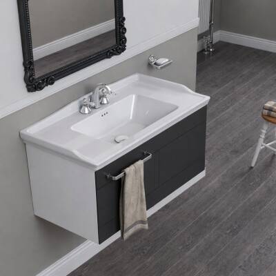 Turkuaz Cerastyle Kapadokya Etajer Uyumlu Beyaz Lavabo 65x48 Cm 036100-u - 4