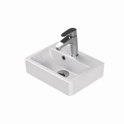Turkuaz Cerastyle Mini Beyaz Lavabo 28x37 Cm 001400-u