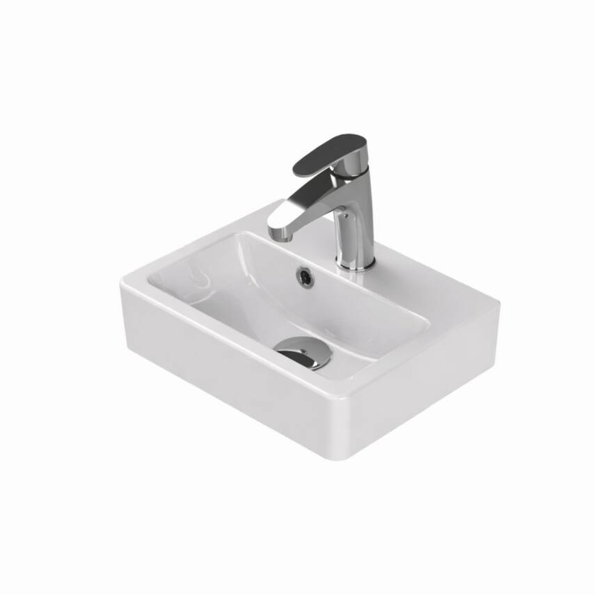 Turkuaz Cerastyle Mini Beyaz Lavabo 28x37 Cm 001400-u - 1