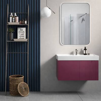 Turkuaz Cerastyle Sharp Etajer Uyumlu Beyaz Lavabo 60x48 Cm 037100-u - 6