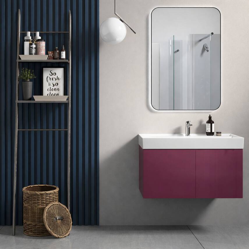 Turkuaz Cerastyle Sharp Etajer Uyumlu Beyaz Lavabo 80x48 Cm 037300-u - 6