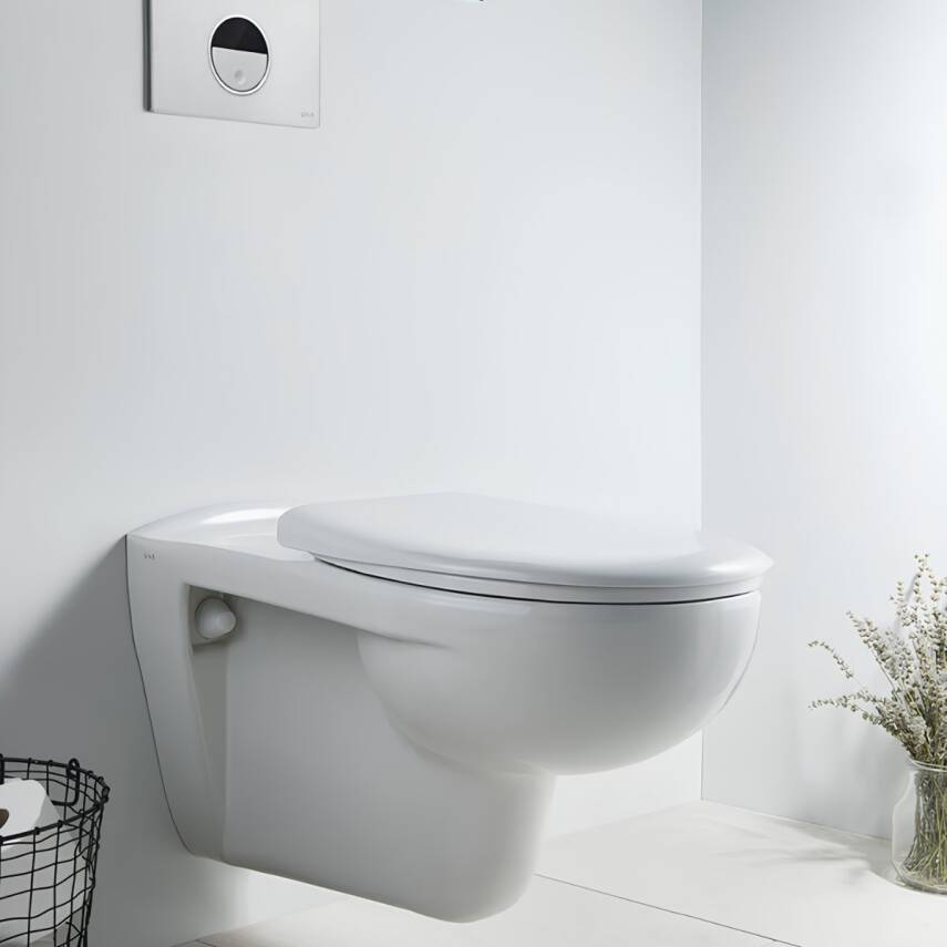Vitra Arkitekt Open Rim Beyaz Asma Klozet 5959L003-0850, Vitra Yavaş Kapak 109-003-909 - 3