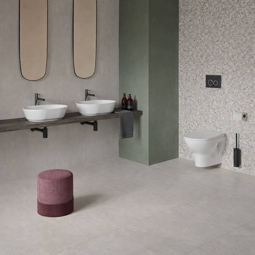 Vitra Geo Oval Tezgâh Üstü Batarya Deliksiz Beyaz Lavabo 55x40 Cm 7427b003-0012 - 8