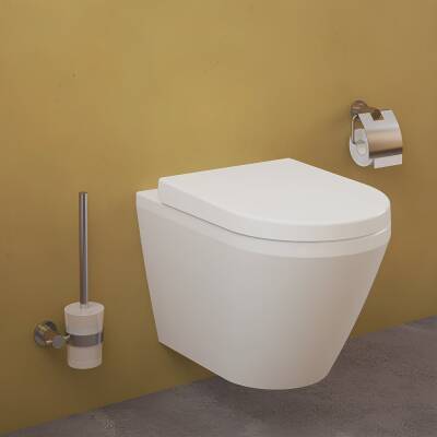 Vitra Integra Kanallı Klozet Beyaz Gizli Montaj Asma Klozet 7060L003-0090, Vitra Yavaş Kapak 121-003-909