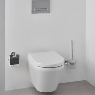 Vitra Integra Kanallı Klozet Beyaz Gizli Montaj Asma Klozet 7060L003-0090, Vitra Yavaş Kapak 121-003-909 - 3