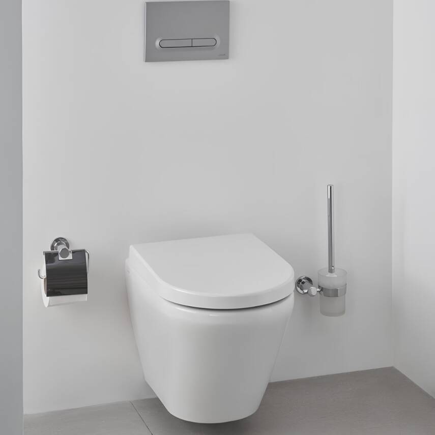 Vitra Integra Kanallı Klozet Beyaz Gizli Montaj Asma Klozet 7060L003-0090, Vitra Yavaş Kapak 121-003-909 - 3