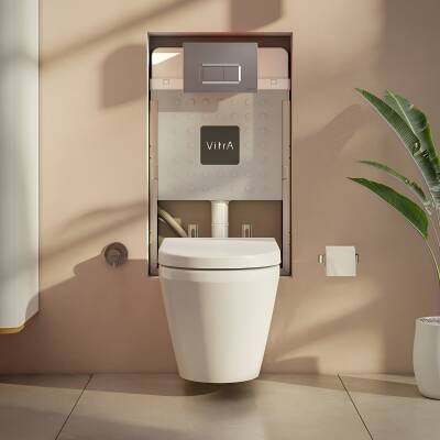 Vitra Integra Rim-Ex Klozet Beyaz Asma Klozet 7041L003-0090, Vitra Yavaş Kapak 121-003-909