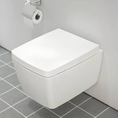 Vitra Metropole Rim-Ex Beyaz Asma Klozet 7672B003-0559, Vitra Yavaş Kapak 90-003-009
